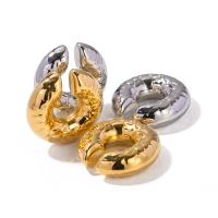 304 Edelstahl Ohrring Clip, Modeschmuck & für Frau, keine, 30x10mm, verkauft von Paar