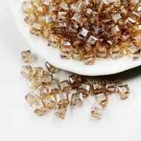 Kristall-Perlen, Kristall, Quadrat, DIY, mehrere Farben vorhanden, 8mm, ca. 70PCs/Strang, verkauft von Strang