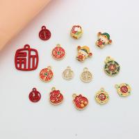 Tibetan Style Enamel Pendants, plated, DIY & different styles for choice, more colors for choice, Sold By PC