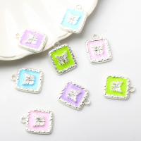 Tibetan Style Enamel Pendants, Butterfly, plated, DIY, more colors for choice, 20PCs/Lot, Sold By Lot