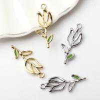 Tibetan Style Enamel Pendants, Flower, plated, DIY, more colors for choice, 20PCs/Lot, Sold By Lot