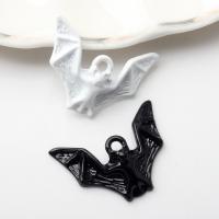 Fashion Halloween Pendant Zinc Alloy Bat plated DIY & enamel Sold By Lot
