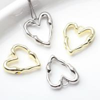 Tibetan Style Heart Pendants, plated, DIY, more colors for choice, 20PCs/Lot, Sold By Lot