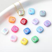 Tibetan Style Spacer Beads, painted, DIY & enamel, more colors for choice, 20PCs/Lot, Sold By Lot