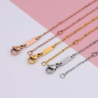 Stainless Steel Chain Necklace, 304 Stainless Steel, fashion jewelry & DIY & different size for choice, more colors for choice, nickel, lead & cadmium free, Sold By PC