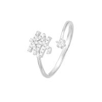 Cubic Zirconia Micro Pave 925 Sterling Silver Rings, fashion jewelry & different styles for choice & micro pave cubic zirconia & for woman, nickel, lead & cadmium free, US Ring Size:7, Sold By PC
