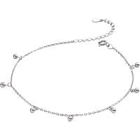 Fashion Sterling Silver Anklet, 925 Sterling Silver, plated, fashion jewelry & for woman, more colors for choice, nickel, lead & cadmium free, Length:Approx 10.15 Inch, Sold By PC