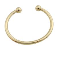 Brass Bracelet & Bangle, gold color plated, fashion jewelry & for woman, golden, nickel, lead & cadmium free, thickness 10.5mm, Sold By PC