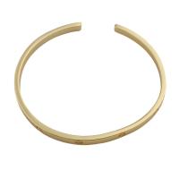 Brass Bracelet & Bangle, gold color plated, fashion jewelry & for woman, golden, nickel, lead & cadmium free, thickness 4mm, Sold By PC