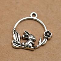 Zinc Alloy Hollow Pendants antique silver color plated DIY nickel lead & cadmium free Sold By PC