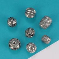925 Sterling Silver Beads, Antique finish, DIY & different styles for choice, original color, Sold By PC