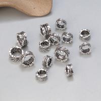 925 Sterling Silver Beads, Antique finish, DIY & different size for choice, original color, Sold By PC