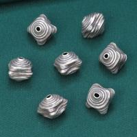 925 Sterling Silver Beads, Antique finish, DIY, original color, 11x11mm, Sold By PC