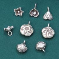 925 Sterling Silver Pendant, Antique finish, DIY & different styles for choice, original color, Sold By PC