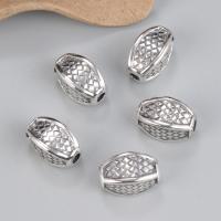 925 Sterling Silver Beads, plated, DIY & different size for choice, original color, Sold By PC