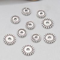 Gasket, 925 Sterling Silver, Antique finish, DIY & different size for choice, original color, Sold By PC
