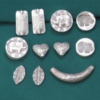 925 sterling ezüst gyöngy, 925 Ezüst, DIY & különböző stílusokat a választás, az eredeti szín, Által értékesített PC