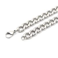 Titanstahl Halskette, Modeschmuck & DIY & verschiedene Größen vorhanden & für den Menschen, keine, frei von Nickel, Blei & Kadmium, verkauft von PC