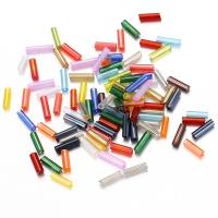Glass Straight Tube, DIY, more colors for choice, 400PCs/Bag, Sold By Bag