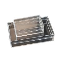 Polystyrene Storage Box, Rectangle, different size for choice, clear, Sold By PC