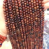 Naturlig granat perler, Garnet, Runde, du kan DIY & forskellig størrelse for valg, blandede farver, Solgt Per Ca. 38 cm Strand