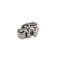 Zink Alloy Smycken Pärlor, Elefant, mode smycken & DIY, nickel, bly och kadmium gratis, 8x13mm, Hål:Ca 2mm, Säljs av PC