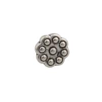 Perles intercalaires en alliage de zinc, de lotus la graine, bijoux de mode & DIY, protéger l'environnement, sans nickel, plomb et cadmium, 7x10mm, Trou:Environ 2mm, Vendu par PC