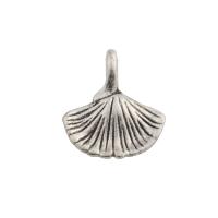 Zinc Alloy Leaf Pendants Ginkgo Leaf fashion jewelry & Unisex nickel lead & cadmium free Approx 3mm Sold By PC