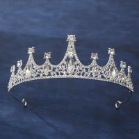 Bridal Tiaras Zinc Alloy with Crystal fashion jewelry & for children nickel lead & cadmium free height 48mm width 148mm perimeter 320mm Sold By PC