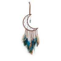 Fashion Dream Catcher Feather with leather cord & Wood & Plastic & Iron handmade for home and office Sold By PC
