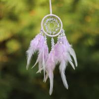 Fashion Dream Catcher Feather with Cotton Thread & Gemstone fashion jewelry Sold By PC