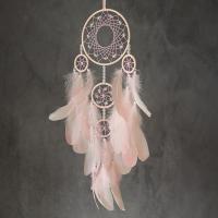 Fashion Dream Catcher Feather with Cotton Thread & Wood & Plastic & Iron fashion jewelry Sold By PC