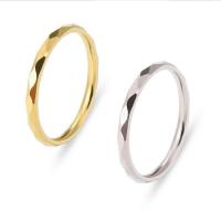 Titanium Steel Finger Ring, plated, Unisex & different size for choice, more colors for choice, Sold By PC