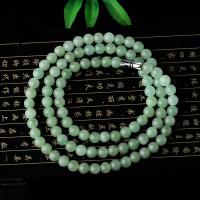 Natural Gemstone Necklace, Jadeite, fashion jewelry & different size for choice & for woman, Length:Approx 52 cm, Sold By PC