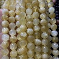 Perles bijoux en pierres gemmes, Rond, poli, DIY & normes différentes pour le choix, Vendu par Environ 38 cm brin