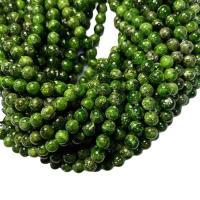 Perles bijoux en pierres gemmes, diopside, Rond, poli, DIY, 8mm, Vendu par Environ 38 cm brin