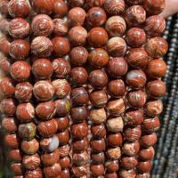 Perles bijoux en pierres gemmes, Pierre peau de serpent, Rond, poli, DIY & normes différentes pour le choix, Vendu par Environ 38 cm brin