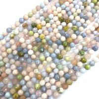 Grânulos de gemstone jóias, Morganita, Roda, polido, DIY & facetada, 8mm, 47PCs/Strand, vendido para Aprox 38 cm Strand
