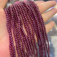 Natural Garnet Beads, Round, DIY & different size for choice, garnet, Sold Per Approx 38 cm Strand