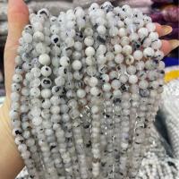 Moonstone Beads, Blue Moonstone, Runde, du kan DIY & forskellig størrelse for valg, blandede farver, Solgt Per Ca. 38 cm Strand