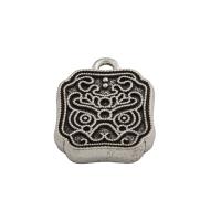 Tibetan Style Pendants, fashion jewelry & Unisex, nickel, lead & cadmium free, 17x13mm, Hole:Approx 2mm, Sold By PC