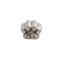 Grânulos de Jóias da liga de zinco. , joias de moda & DIY, níquel, chumbo e cádmio livre, 9x10mm, Buraco:Aprox 4mm, vendido por PC