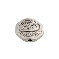 Tibetan Style Jewelry Beads, fashion jewelry & DIY, nickel, lead & cadmium free, 17x17mm, Hole:Approx 1mm, Sold By PC