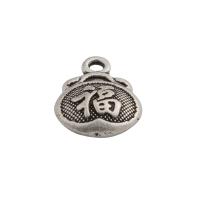 Tibetan Style Pendants, fashion jewelry & Unisex, nickel, lead & cadmium free, 12x10mm, Hole:Approx 1mm, Sold By PC