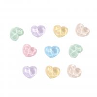 Fashion Resin Cabochons, Heart, DIY, more colors for choice, 21x17mm, Approx 50PCs/Bag, Sold By Bag