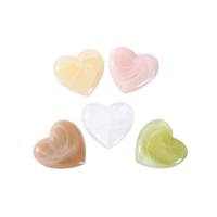 Fashion Resin Cabochons, Heart, injection moulding, DIY, more colors for choice, 33x31mm, Approx 50PCs/Bag, Sold By Bag