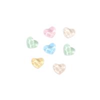 Fashion Resin Cabochons, Heart, DIY, more colors for choice, 17x14mm, Approx 50PCs/Bag, Sold By Bag