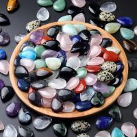 المعلقات الاحجار الكريمة والمجوهرات, حجر كريم, دمعة, ديي & مواد مختلفة للاختيار, المزيد من الألوان للاختيار, 18x25mm, تباع بواسطة PC