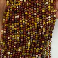 Κρόκο Stone Beads, Γύρος, DIY & διαφορετικό μέγεθος για την επιλογή, κόκκινος, Sold Με Strand