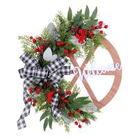 Christmas Decoration, three-ply board, with Cloth & Plastic, Round, Christmas Design & fashion jewelry, Sold By PC